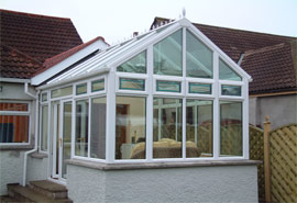 Regency Style - Stylish design with blue tint glass to roof.